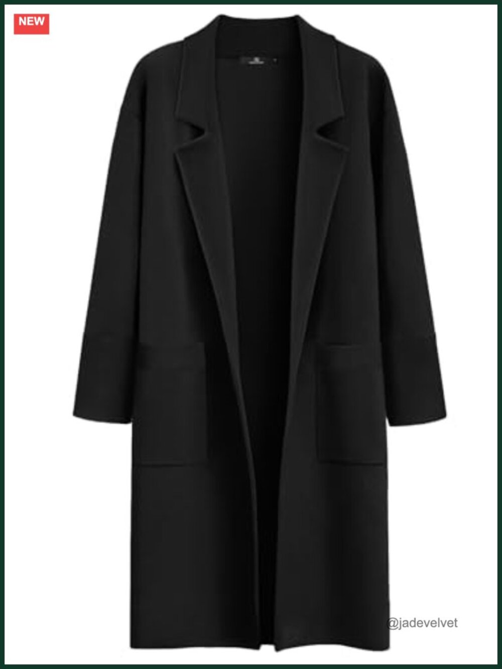 Women's Oversized Long Cardigan Sweater Jacket Shawl Collar Open Front Knit Coat